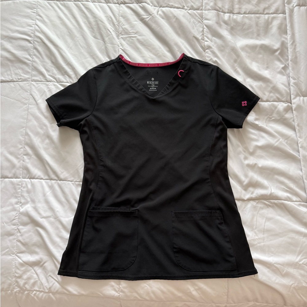 Med Couture Black Scrubs Set